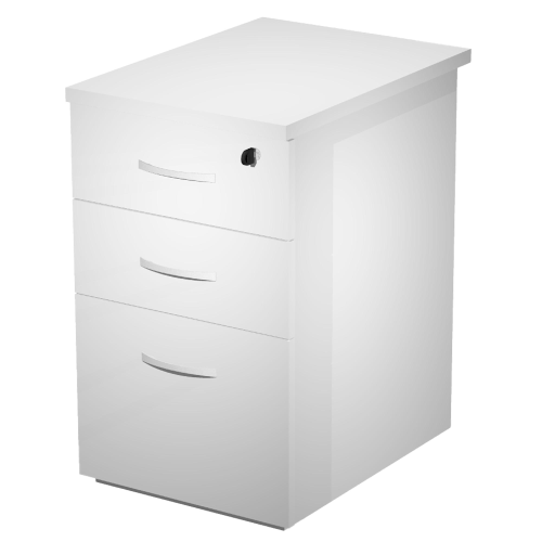Cassettiera alta Agorà Compact - 3 cassetti - 44 x 60 x 73 cm - bianco